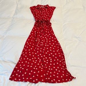 Billabong Red Floral Dress